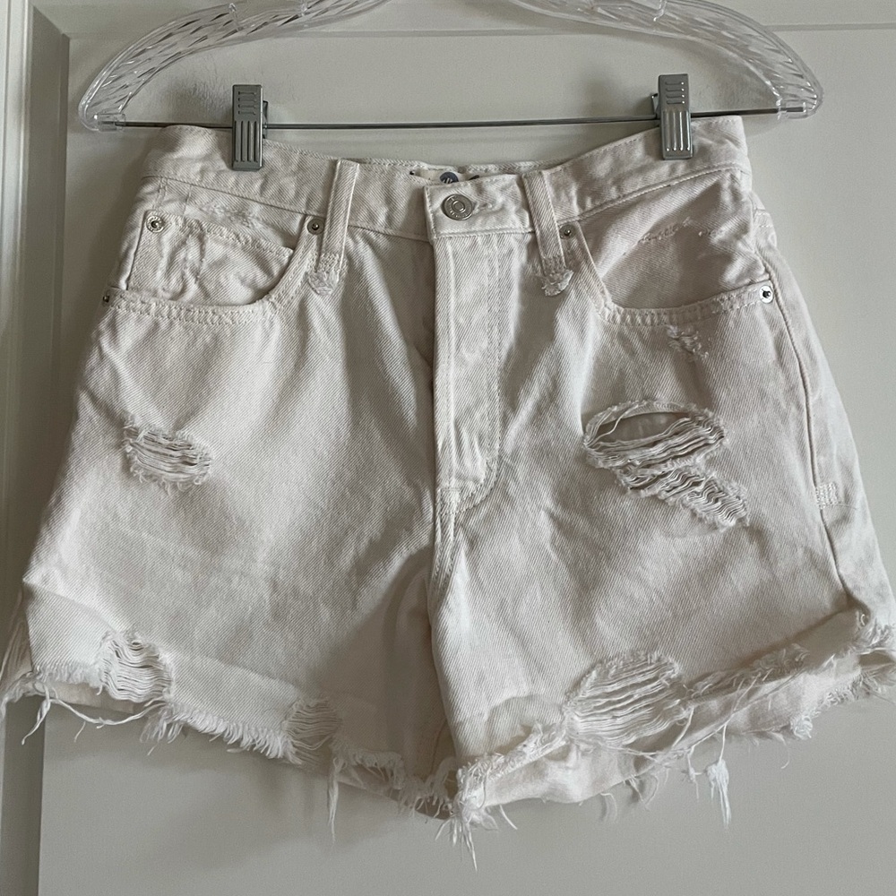 We The Free Distressed Jean Shorts